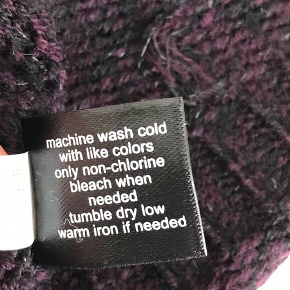 Lane Bryant Cocoon Cardigan Sweater Women's Plus Size 14/16 Purple Stretch Knit - Picture 7 of 8